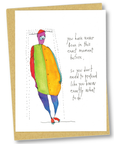 flat card: