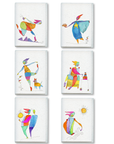 greeting card 6 pack: simple pleasures