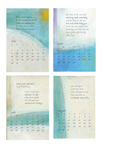 2027 bird & brush desk calendar