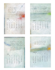 2026 bird & brush desk calendar