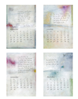 2026 bird & brush desk calendar