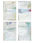 2026 bird & brush desk calendar