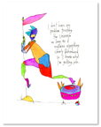 clear explanation art print