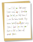 greeting card: all over