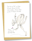 greeting card: astonishing thing