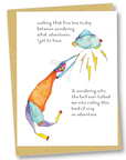 greeting card: balance point