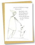 greeting card: breathing magic