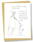 greeting card: breathing magic