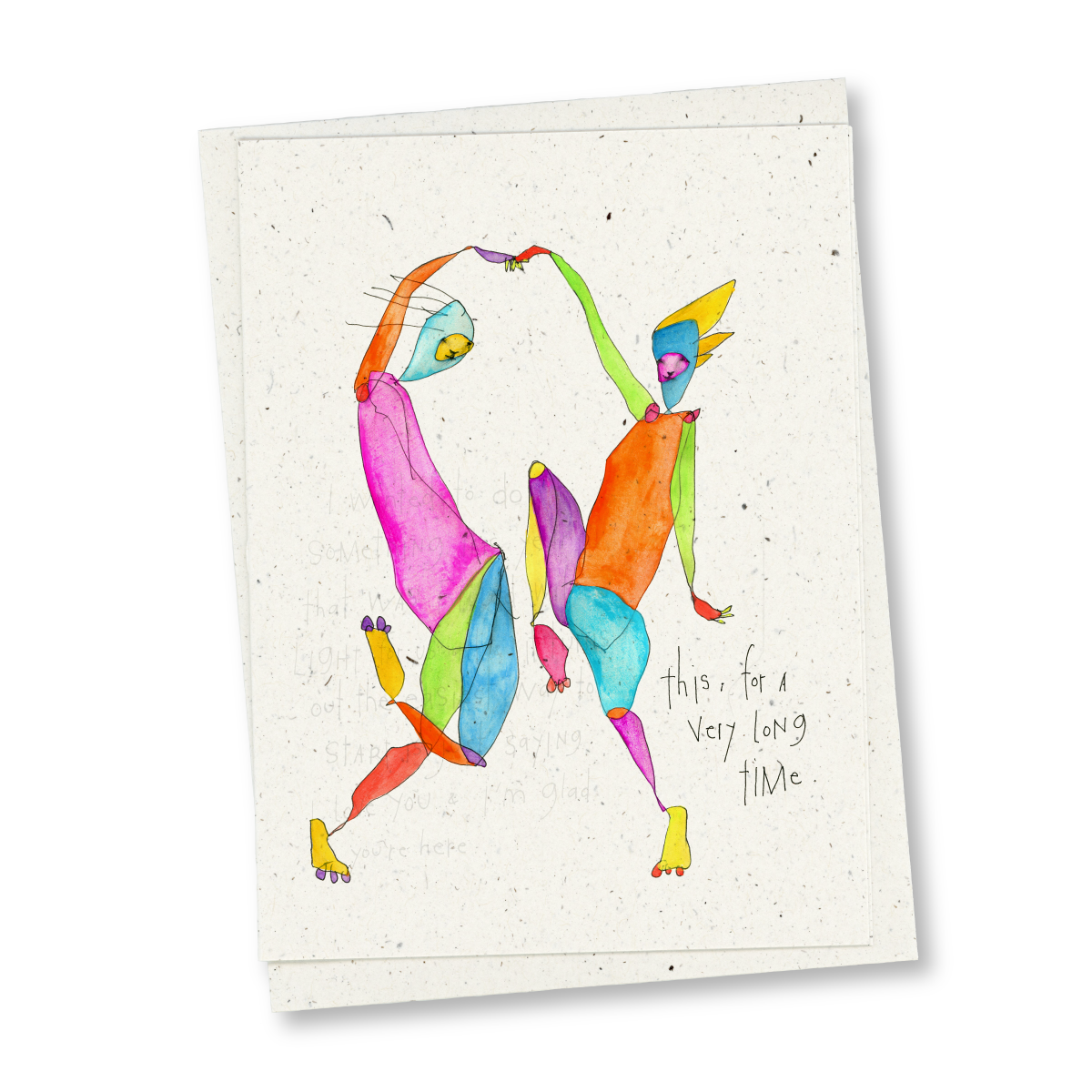 greeting card: dance card