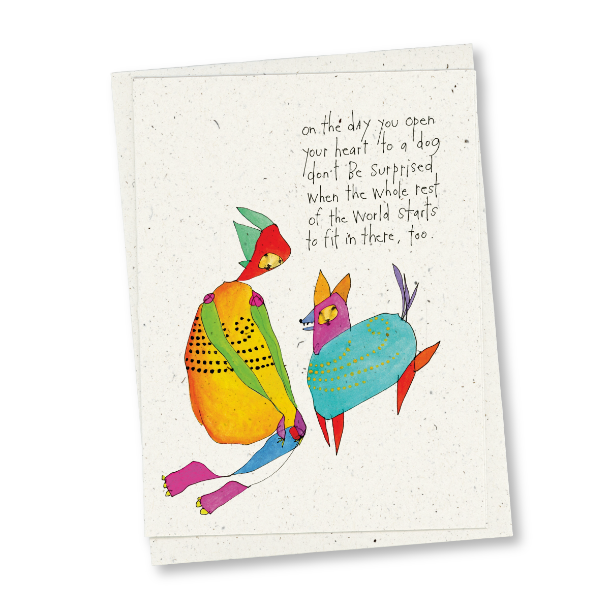 greeting card: extra room