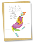 greeting card: eyes meet