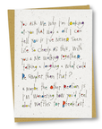 greeting card: love & waffles