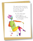 greeting card: so not helpful