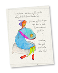 greeting card: soft landing