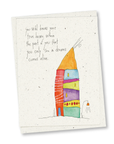 greeting card: true home