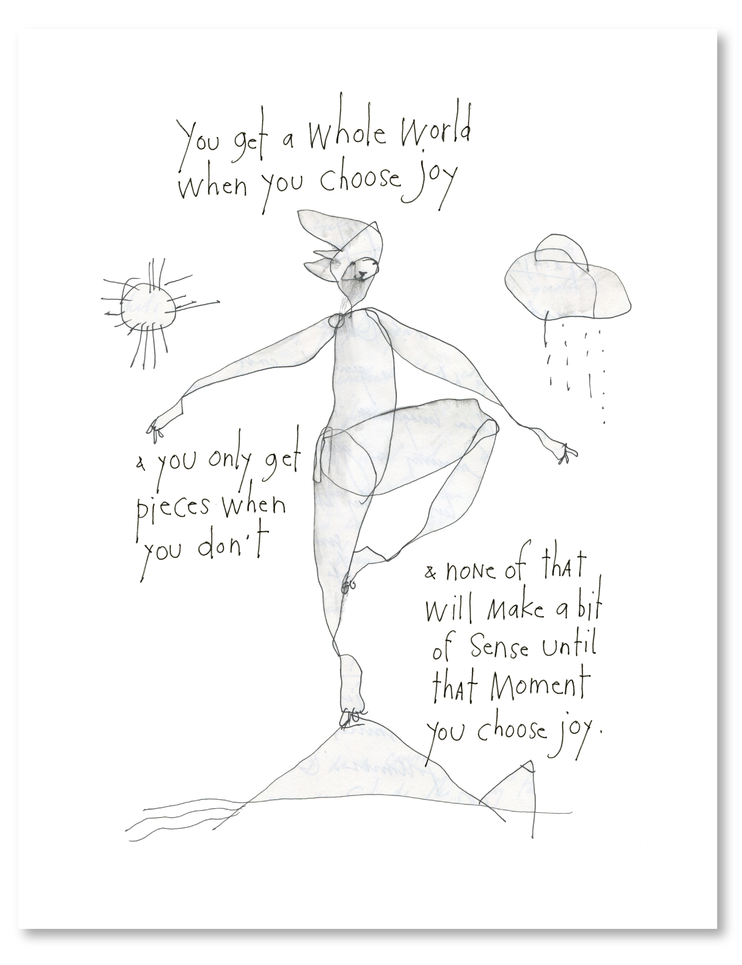 choose joy art print