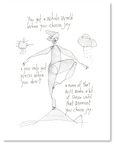 choose joy art print