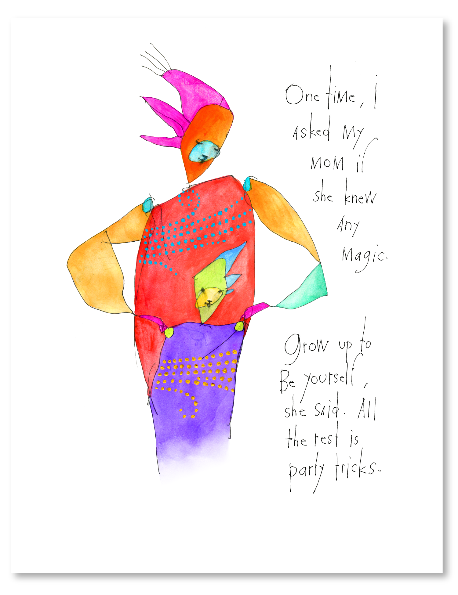 serious magic art print