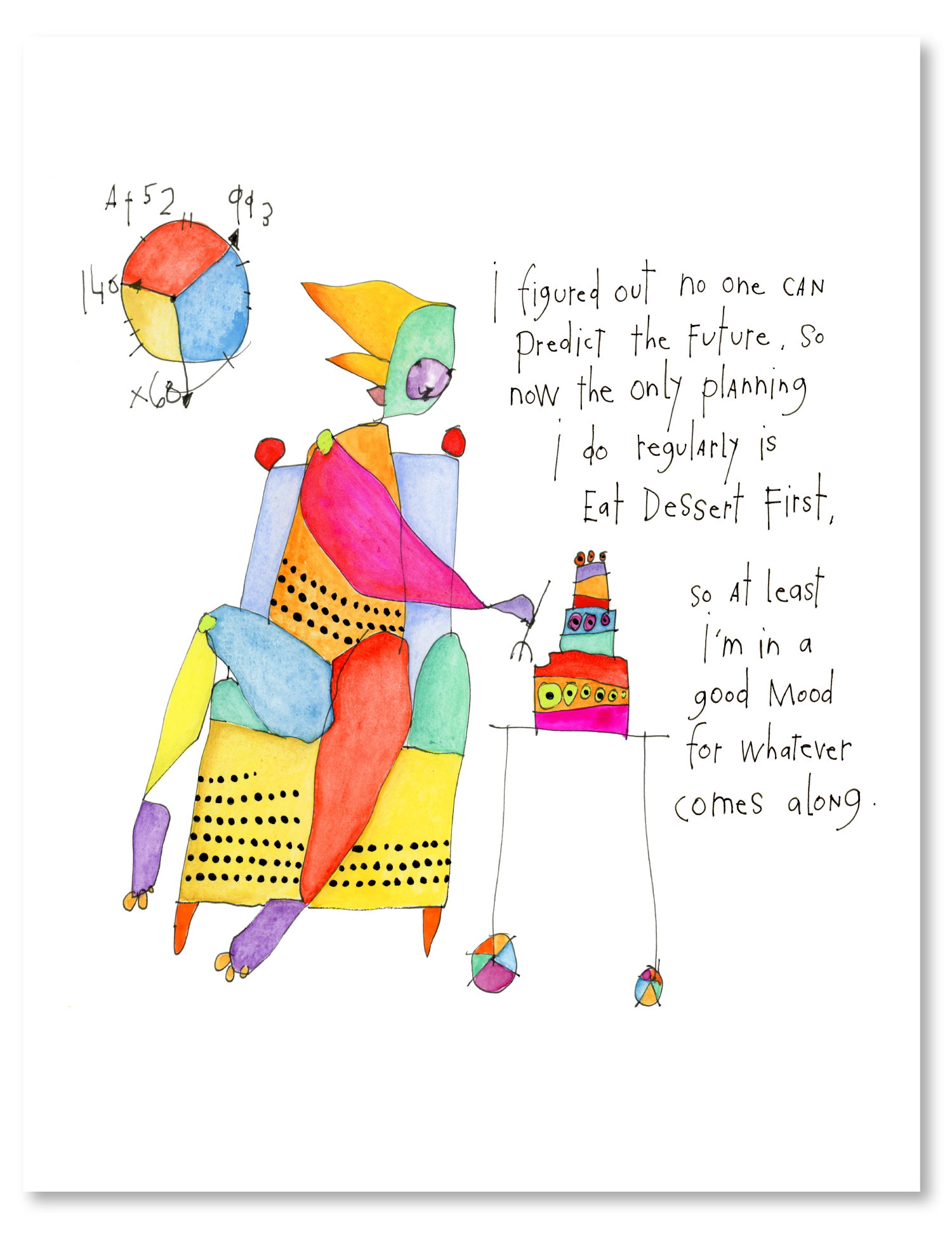 sweet predictions art print