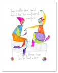 this exact moment (remix) art print