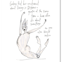 bigger & quieter art print