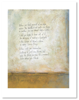 bird & brush: crossroads art print