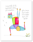 dandelion wishes art print