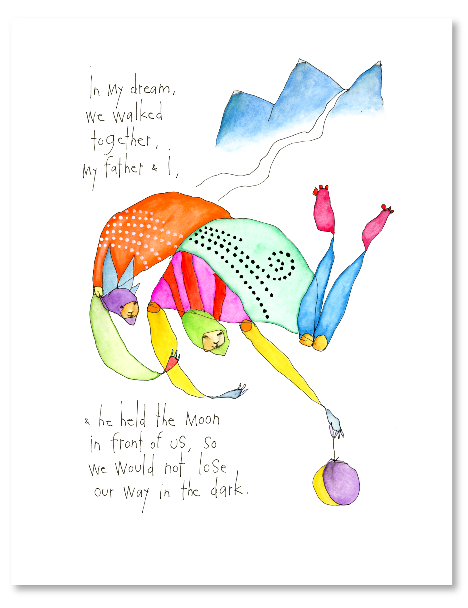 guiding light art print