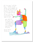 let's say art print