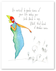 look back art print