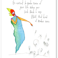 look back art print