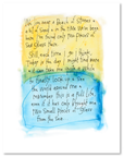 sea glass art print