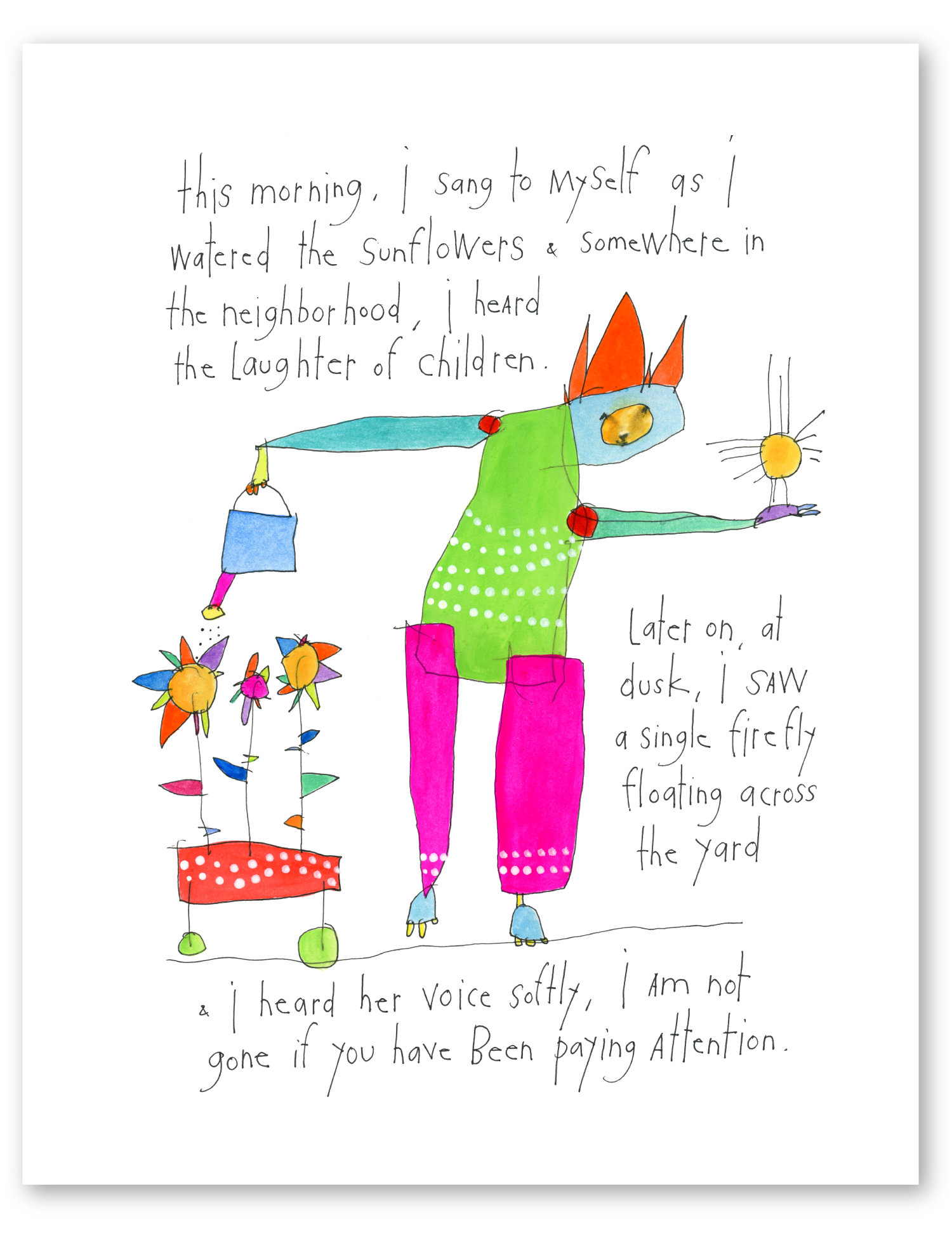 still here art print