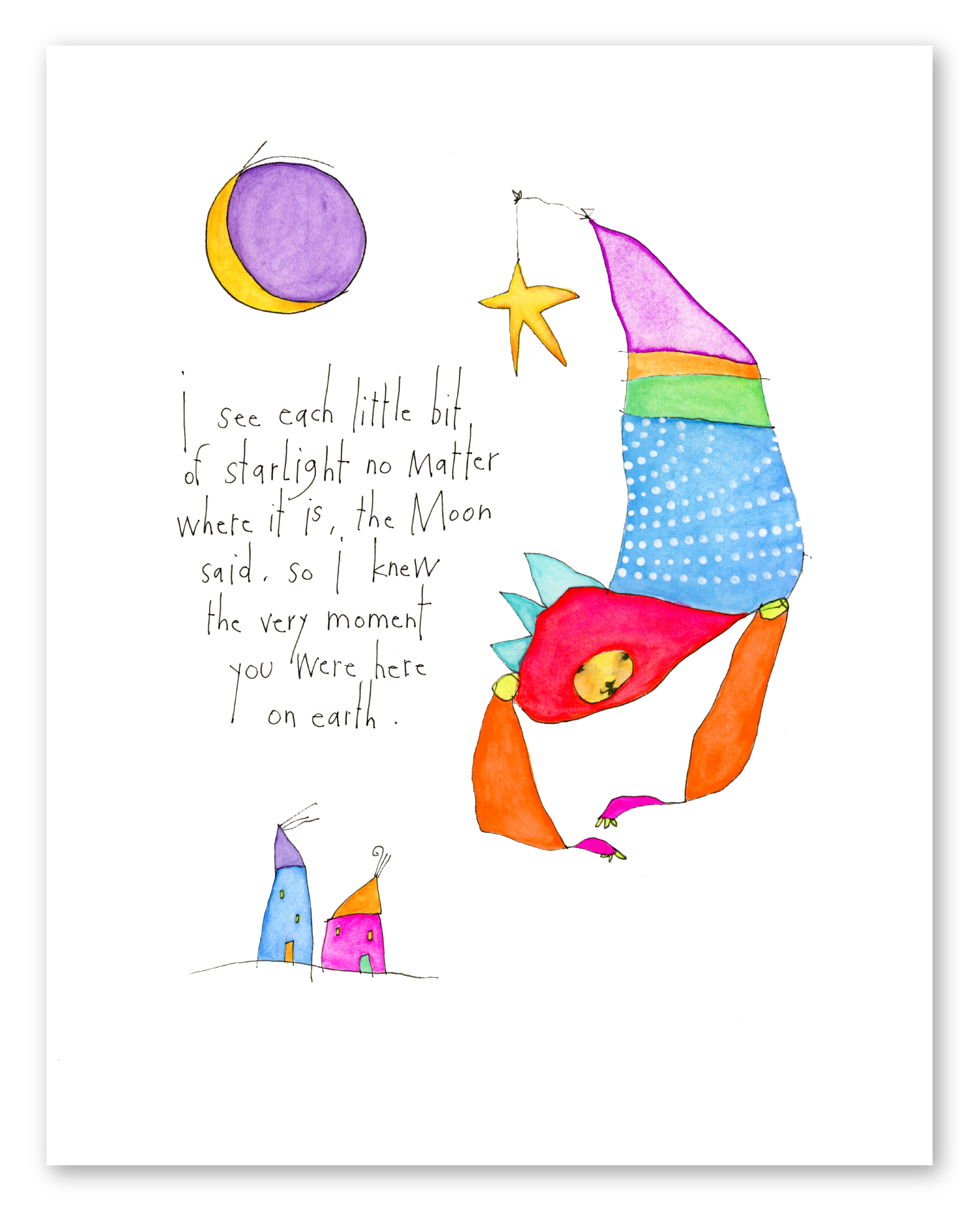 the very moment art print