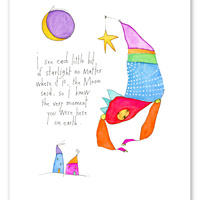 the very moment art print