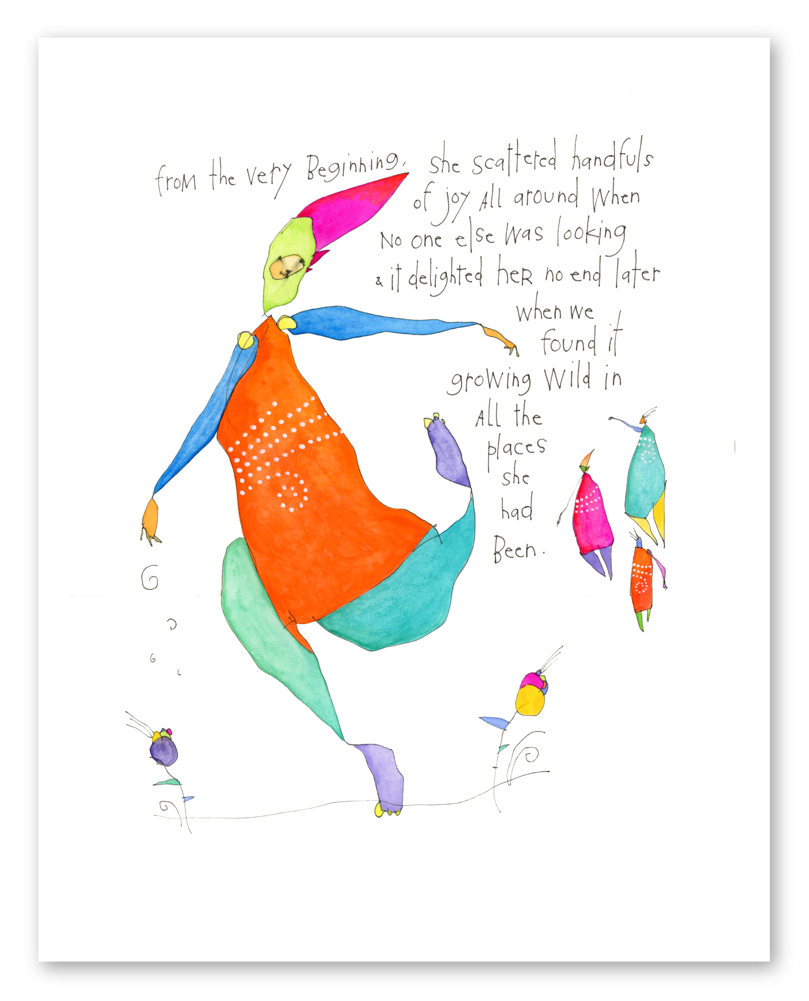 wild joy art print