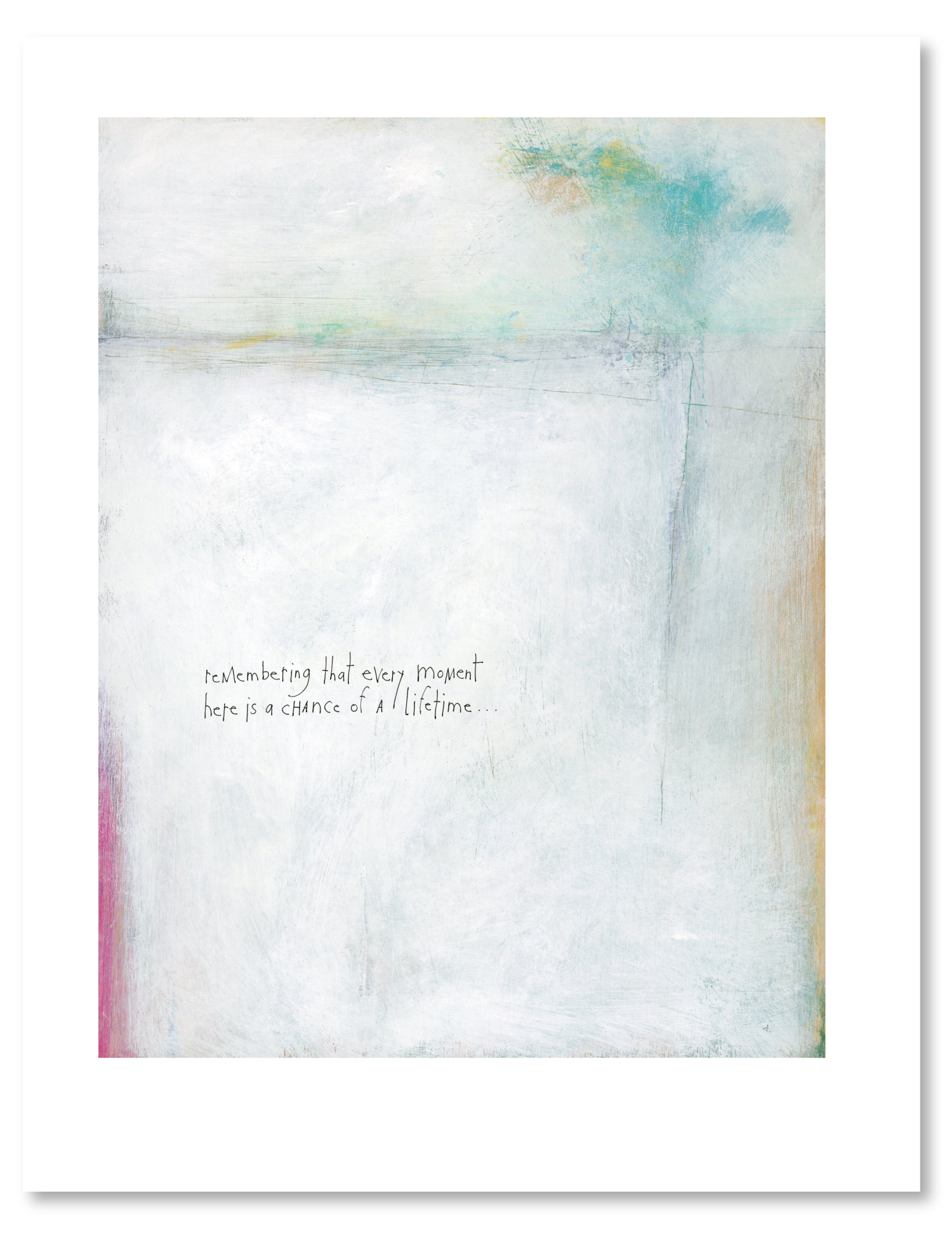 bird & brush: chance of a lifetime art print