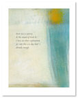 bird & brush: already enough art print
