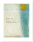 bird & brush: already enough art print