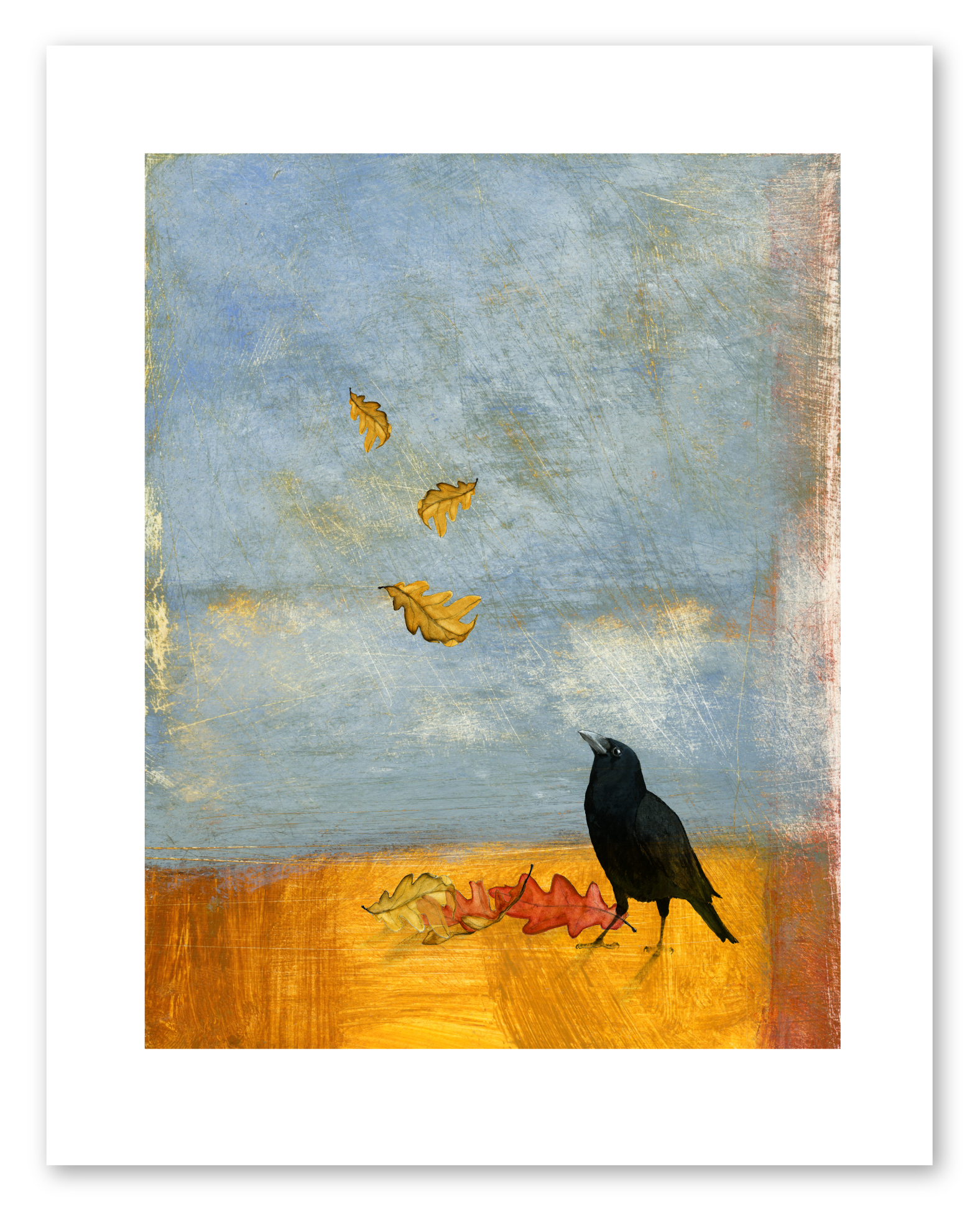 miranda in autumn art print
