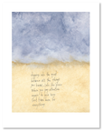 bird & brush: edge of discovery art print