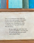 bird & brush: serenity series || child of the lake
