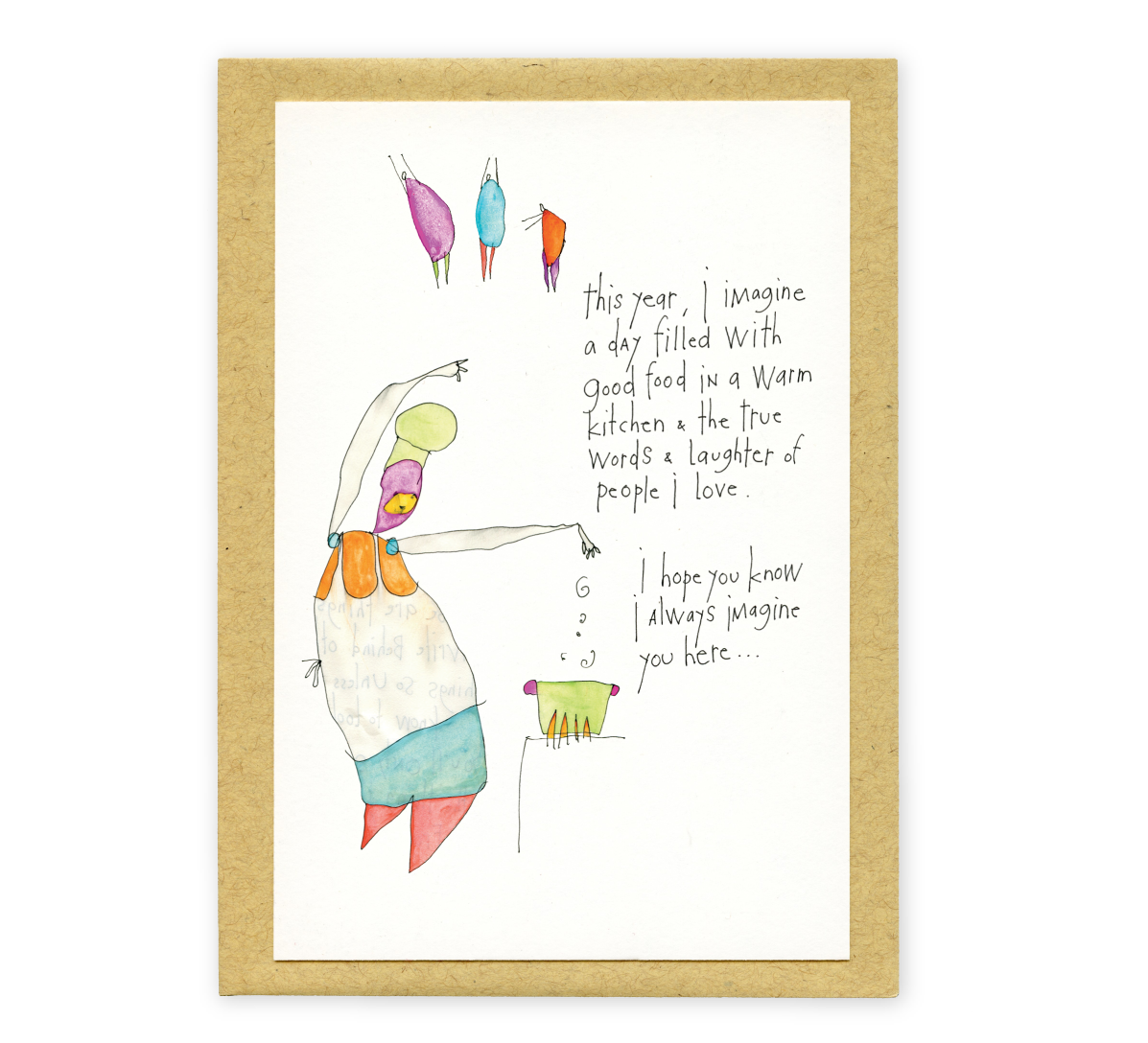 flat card: imagine this