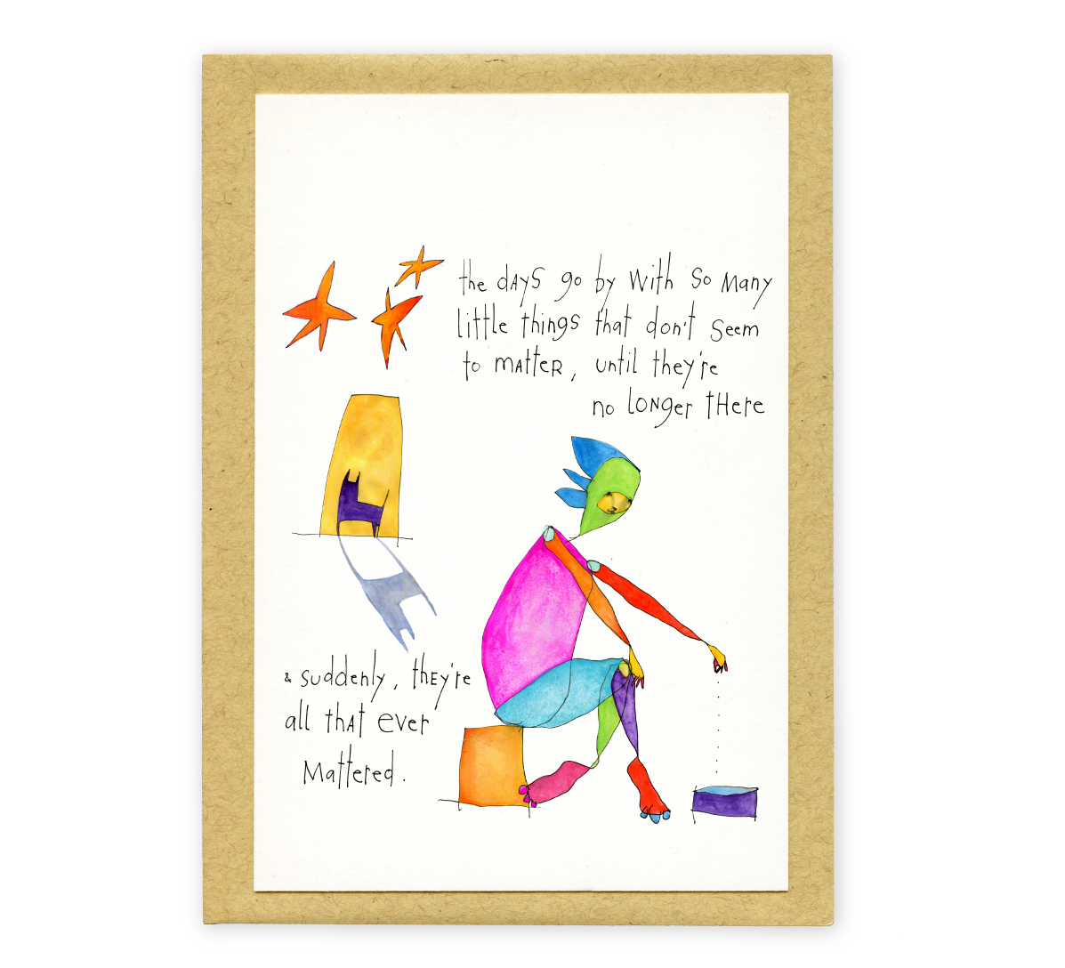 flat card: little matters