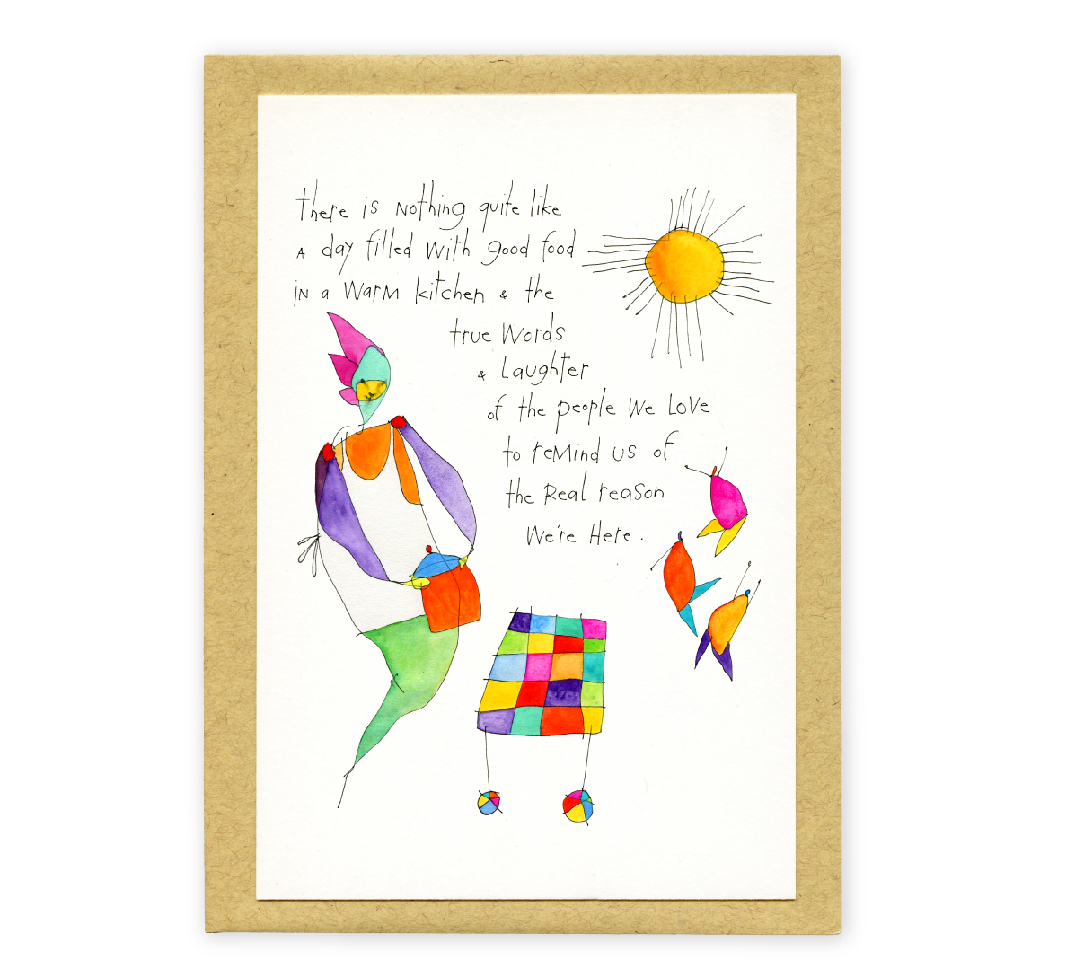 flat card:  the kitchen