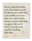 birthday sparkles storyblock