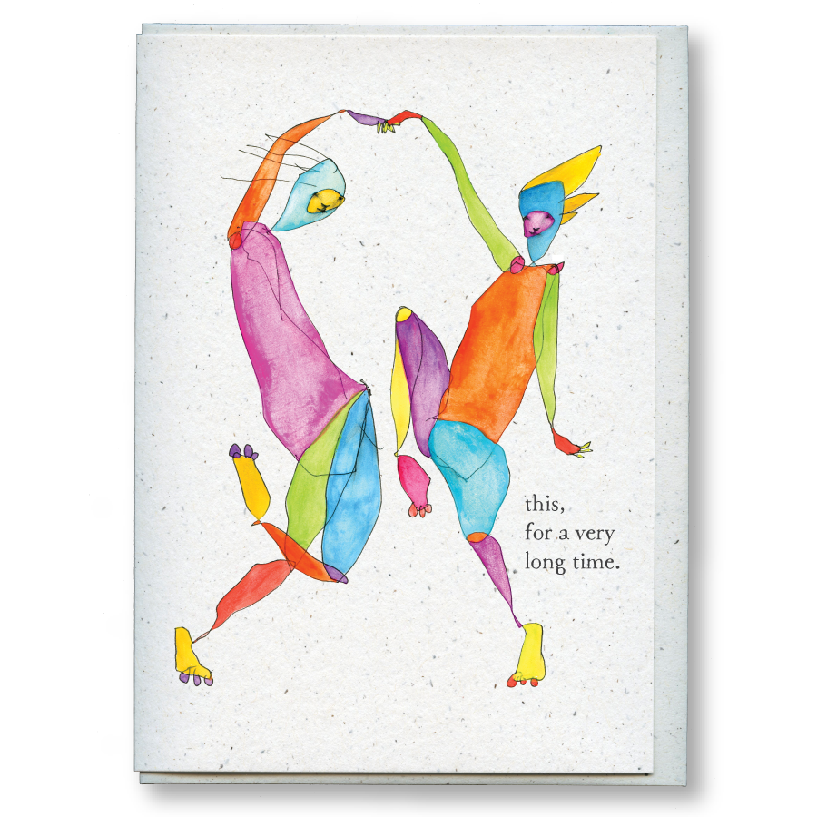 greeting card: dance card