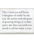 daughter of earth storyblock