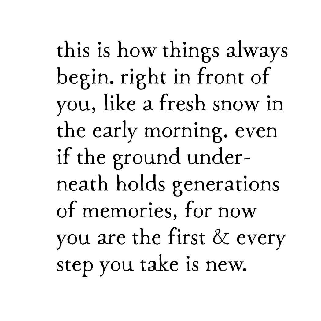 flat card card: fresh snow