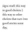 good choices art print